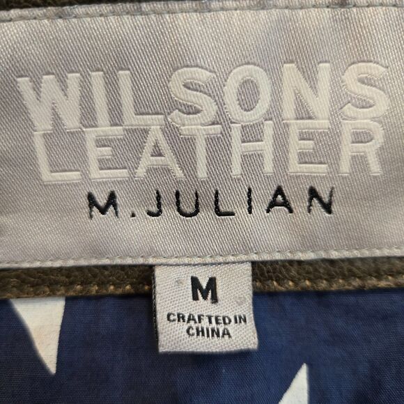 Wilsons M. Julian Mens M Dean Winchester Supernatural Leather Jacket Coat Moto - Picture 13 of 15
